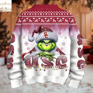The Grinch x Usc Trojans Christmas Ugly Sweater