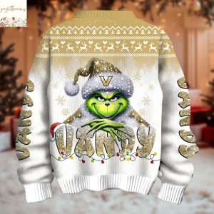 The Grinch x Vanderbilt Commodores Christmas Ugly Sweater
