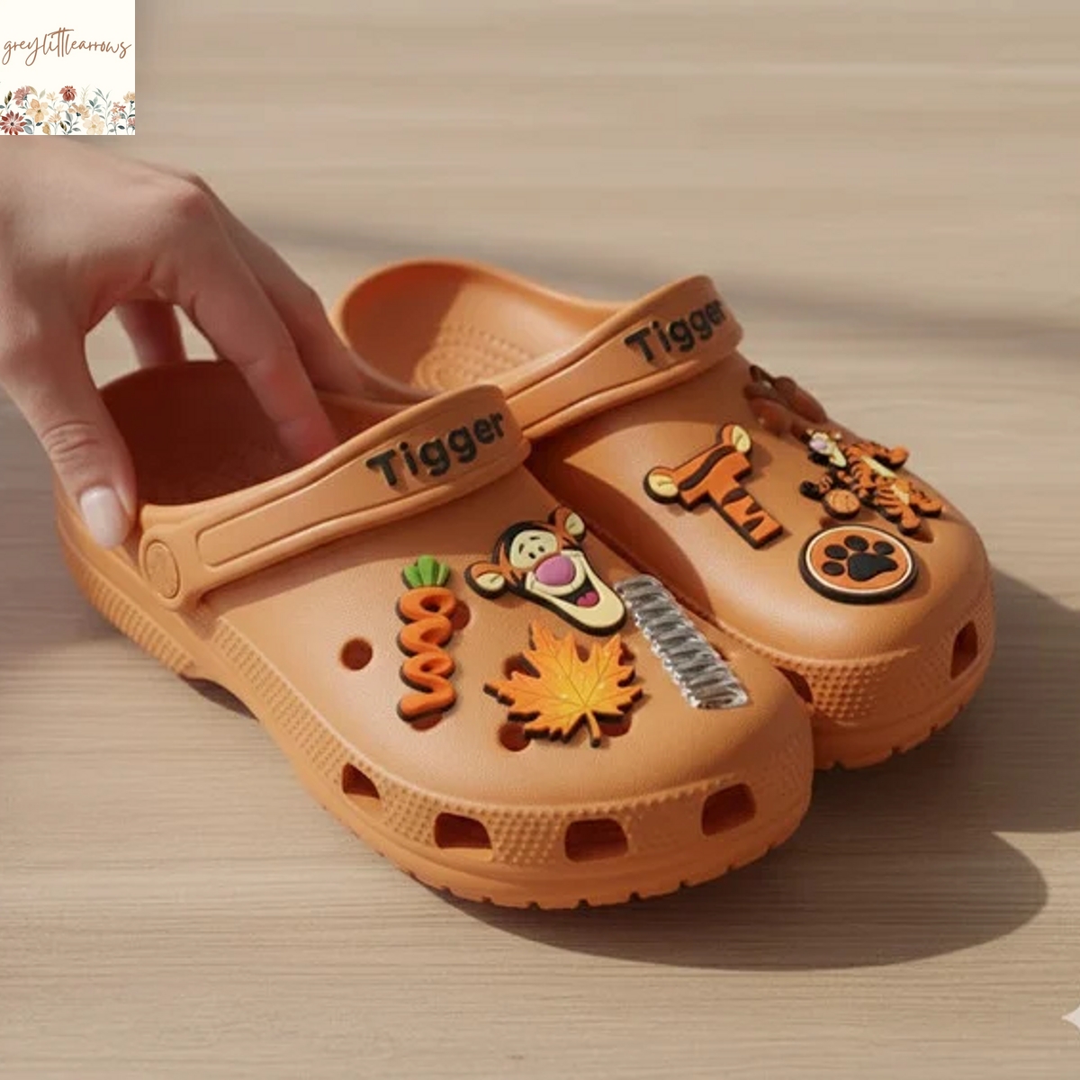 Tigger Crocs With Charms Tigger Crocs With Charms