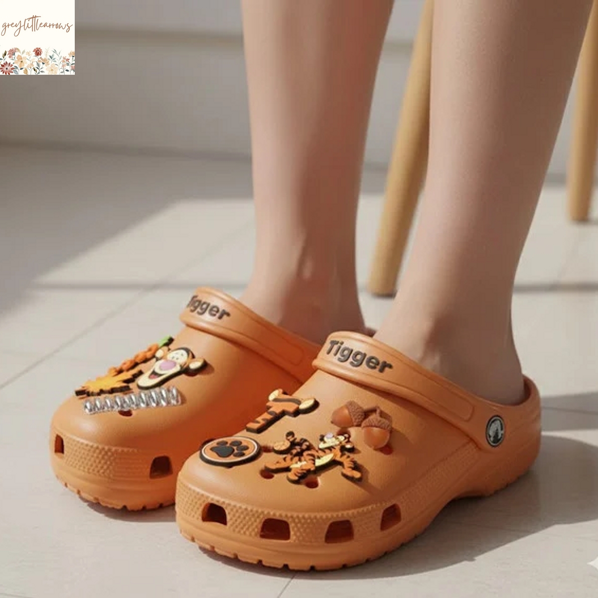 Tigger Crocs With Charms Tigger Crocs With Charms