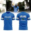 Tulane Green Wave Uptown 3D T-Shirt Tulane Green Wave Uptown 3D T-Shirt