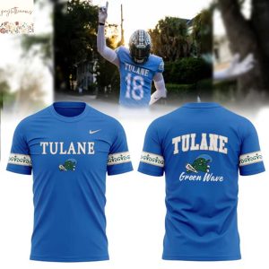 Tulane Green Wave Football Our First City 3D T-Shirt Tulane Green Wave Football Our First City 3D T-Shirt