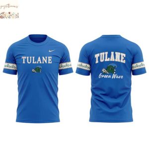 Tulane Green Wave Football Our First City 3D T-Shirt