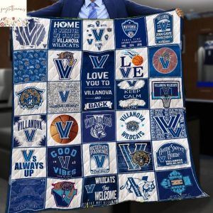 Villanova Wildcats Good Vibes Blanket
