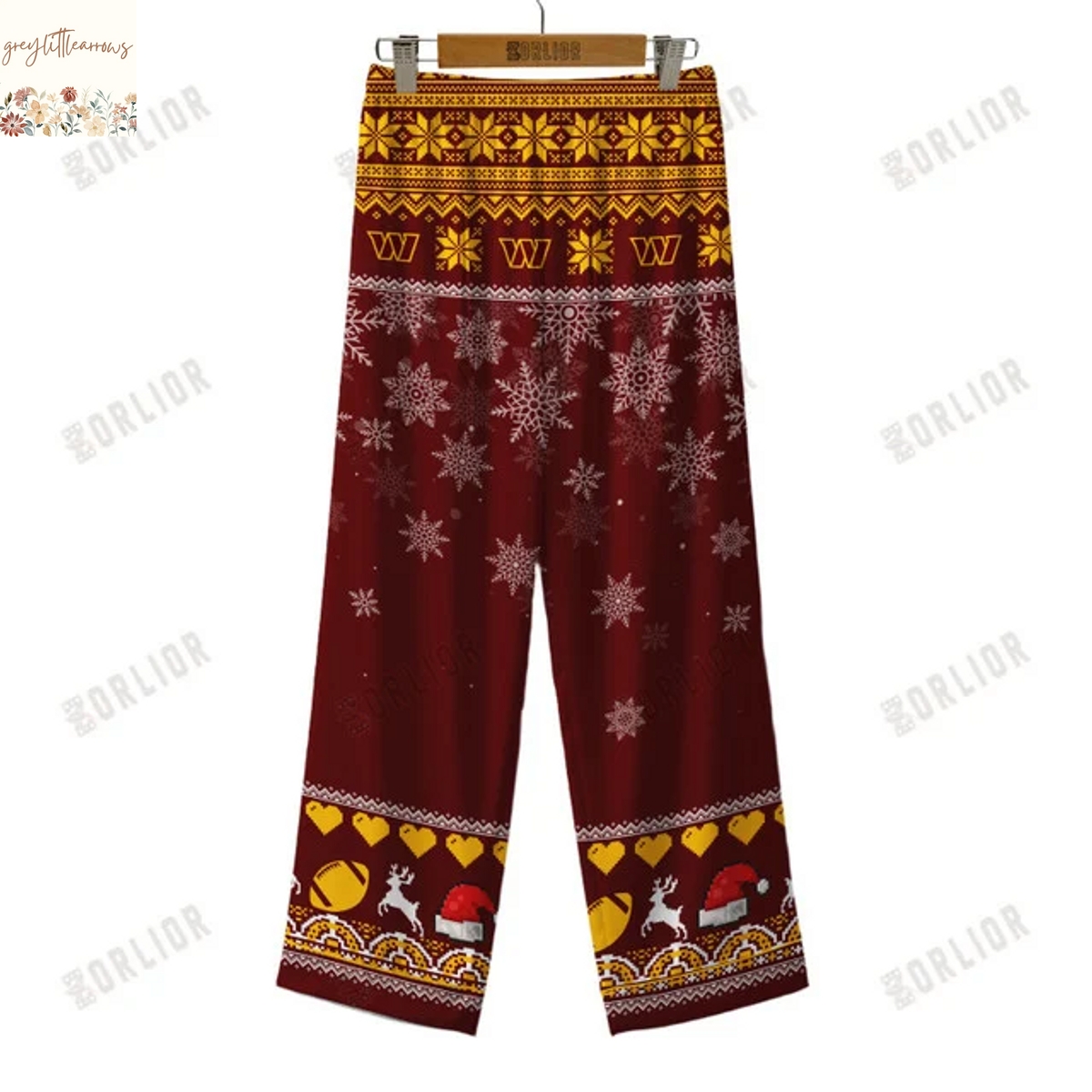 Washington Commanders 2025 Holiday Season Pajamas Set Washington Commanders 2025 Holiday Season Pajamas Set