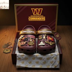 Washington Commanders Crocs With Charms