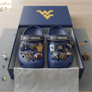 West Virginia Mountaineers Crocs With Charms