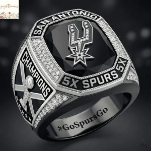San Antonio Spurs 5x Supurs Go Supurs Go 5-time Spur Ring