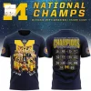 2026 NCAA Basketball Michigan National Champions 3D T-Shirt