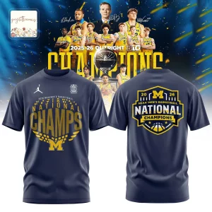 2026 NCAA Men’s Basketball National Champions Commemorative 3D T-Shirt