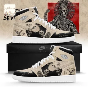 Avenged Sevenfold Custom Limited Edition Jordan 1 High-Top Sneaker