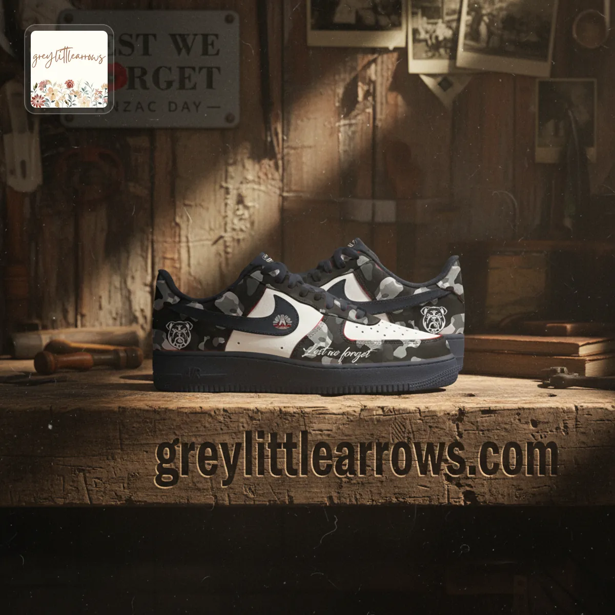 Bulldogs 2026 Anzac Day Lest We Forget Air Force 1 Bulldogs 2026 Anzac Day Lest We Forget Air Force 1