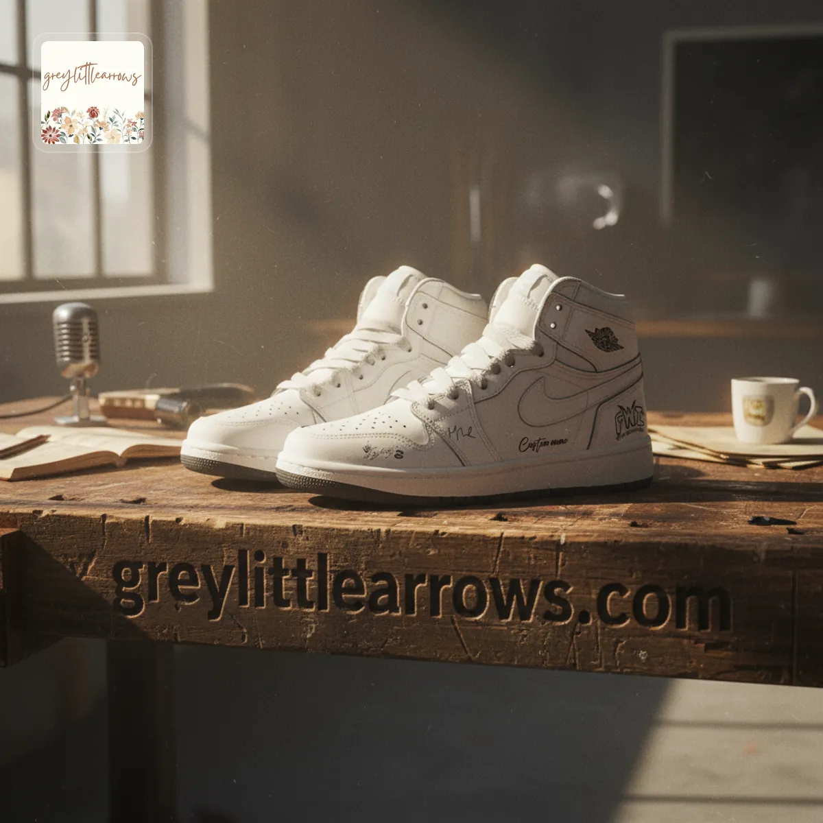 Faye Webster & Daniel Caesar 2026 Tour Personalized Air Jordan 1 High Top Faye Webster & Daniel Caesar 2026 Tour Personalized Air Jordan 1 High Top