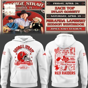George Strait 2026 Lubbock Texas Jones AT&T Stadium Concert Hoodie