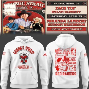 George Strait Live In Lubbock Texas 2026 Commemorative Hoodie