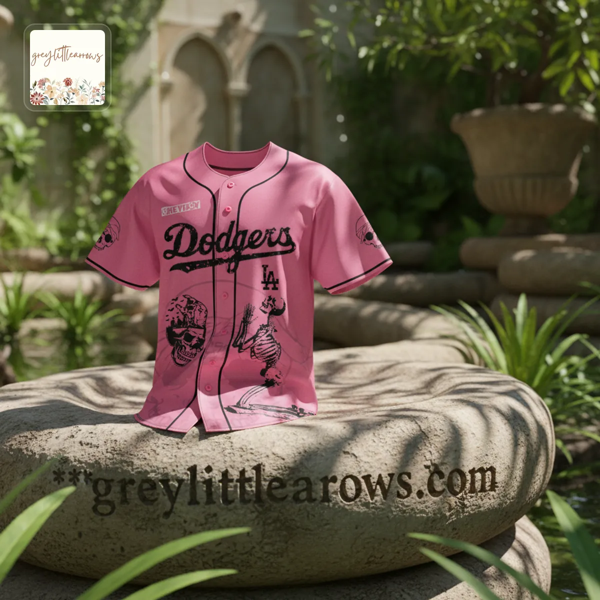 Los Angeles Dodgers x $UICIDEBOY$ Greyday 2026 Pink Chaos Baseball Jersey Los Angeles Dodgers x $UICIDEBOY$ Greyday 2026 Pink Chaos Baseball Jersey