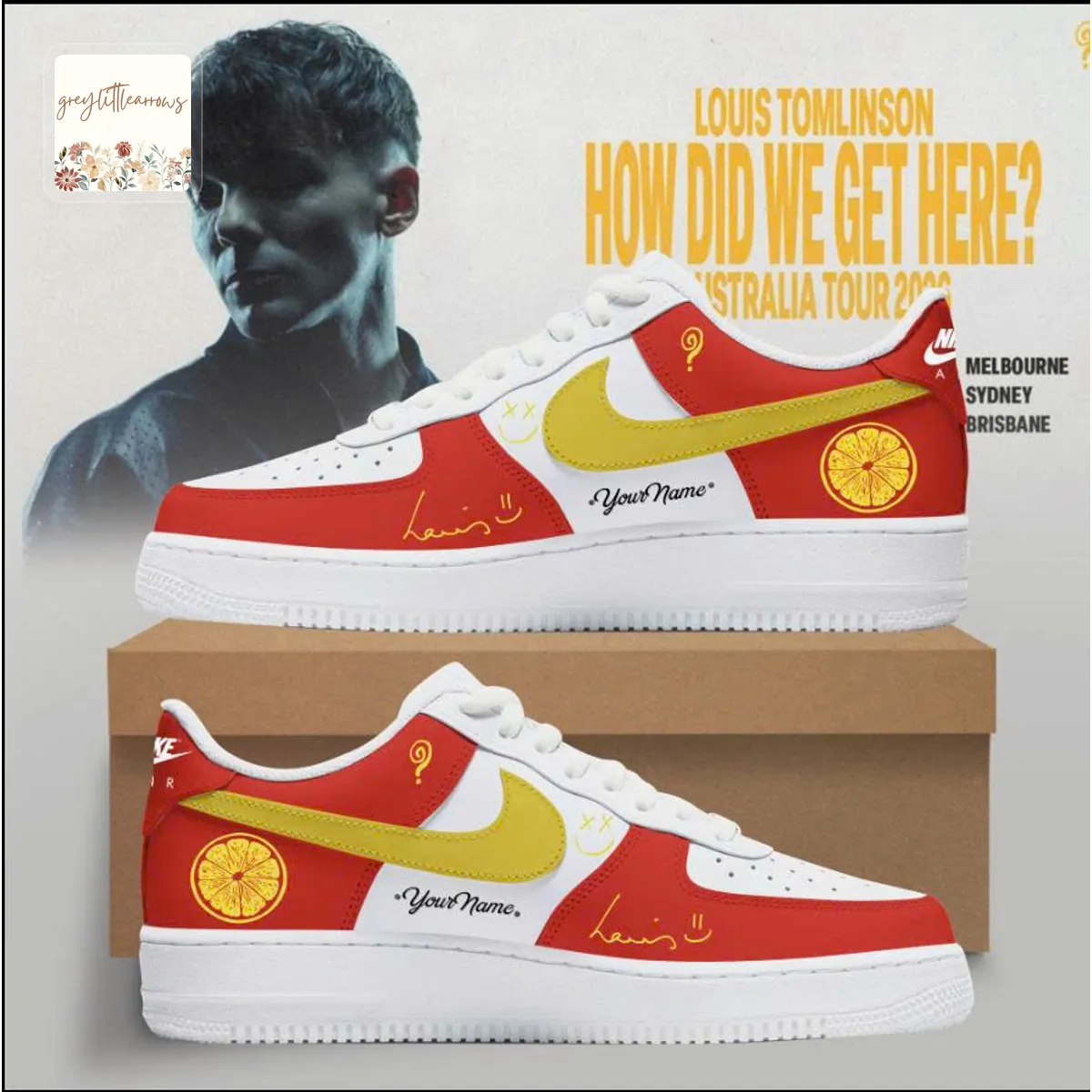 Louis Tomlinson How Did We Get Here 2026 Tour Air Force 1 Louis Tomlinson How Did We Get Here 2026 Tour Air Force 1