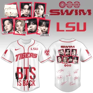 LSU Tigers BTS Crossover Limited Edition Baseball Jersey