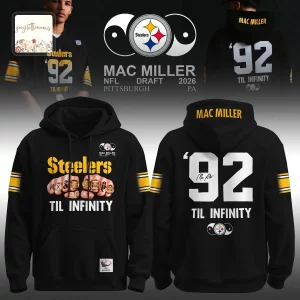 Mac Miller Pittsburgh Steelers ’92 Til Infinity 2026 Limited Edition Hoodie