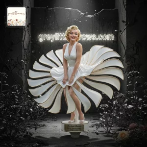 Marilyn Monroe 100th Anniversary Iconic Dress Garden Wind Spinner