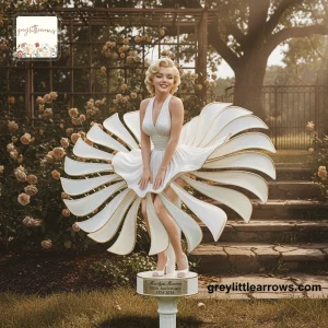 Marilyn Monroe 100th Anniversary Iconic Dress Garden Wind Spinner