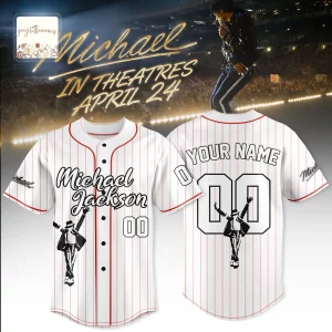 Michael Jackson Custom Movie Edition Baseball Jersey