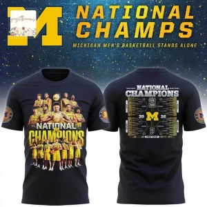 Michigan 2026 National Champions Team Roster 3D T-Shirt