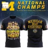 2026 Michigan Wolverines National Champions Commemorative 3D T-Shirt