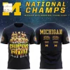 Michigan Basketball 2026 National Champions Beat Everybody 3D T-Shirt Michigan Basketball 2026 National Champions Beat Everybody 3D T-Shirt