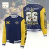 Michigan Wolverines 2026 Men’s Basketball National Champs Commemorative Baseball Jacket