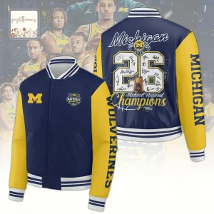 Michigan Wolverines 2026 Midwest Regional Champions Baseball Jacket