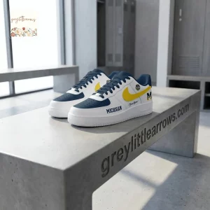Michigan Wolverines 2026 National Champions Personalized Air Force 1 Shoes Michigan Wolverines 2026 National Champions Personalized Air Force 1 Shoes