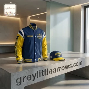 Michigan Wolverines 2026 NCAA Men’s Basketball National Champions Bomber Jacket Michigan Wolverines 2026 NCAA Men’s Basketball National Champions Bomber Jacket