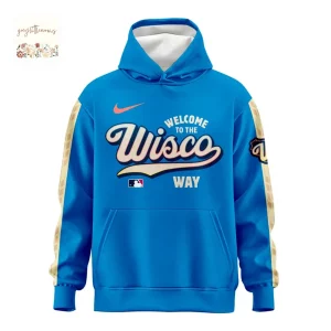 Milwaukee Brewers City Connect “Wisco Way” Nike Blue Hoodie