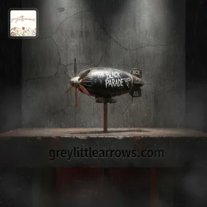 My Chemical Romance The Black Parade Blimp Skull Wind Spinner