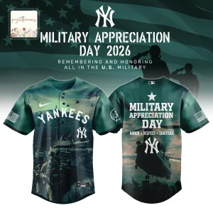 New York Yankees 2026 Military Appreciation Day Limited Edition Baseball Jersey