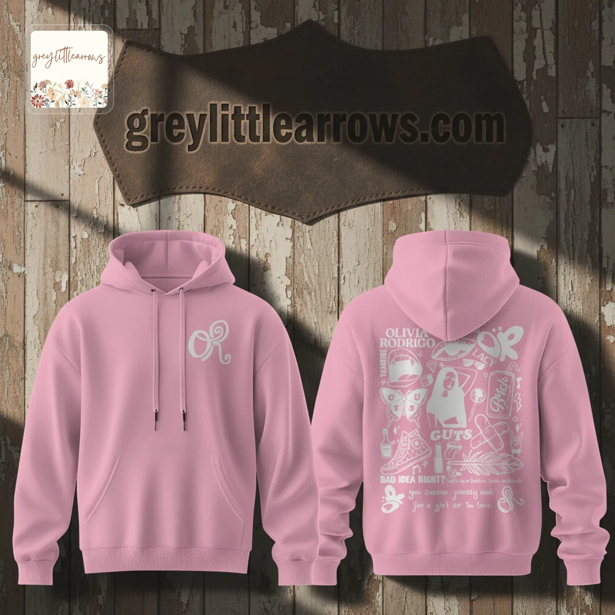 Olivia Rodrigo GUTS Album “You Seem Pretty Sad” Pink Hoodie Olivia Rodrigo GUTS Album “You Seem Pretty Sad” Pink Hoodie