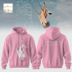 Olivia Rodrigo “You Seem Pretty Sad For A Girl So In Love” Pink Hoodie