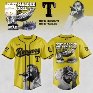 Post Malone Jelly Roll Big Ass Stadium Tour Baseball Jersey