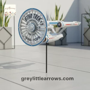Star Trek 60th Anniversary USS Enterprise Wind Spinner