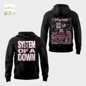 System of a Down Sick New World 2026 Las Vegas Festival Hoodie