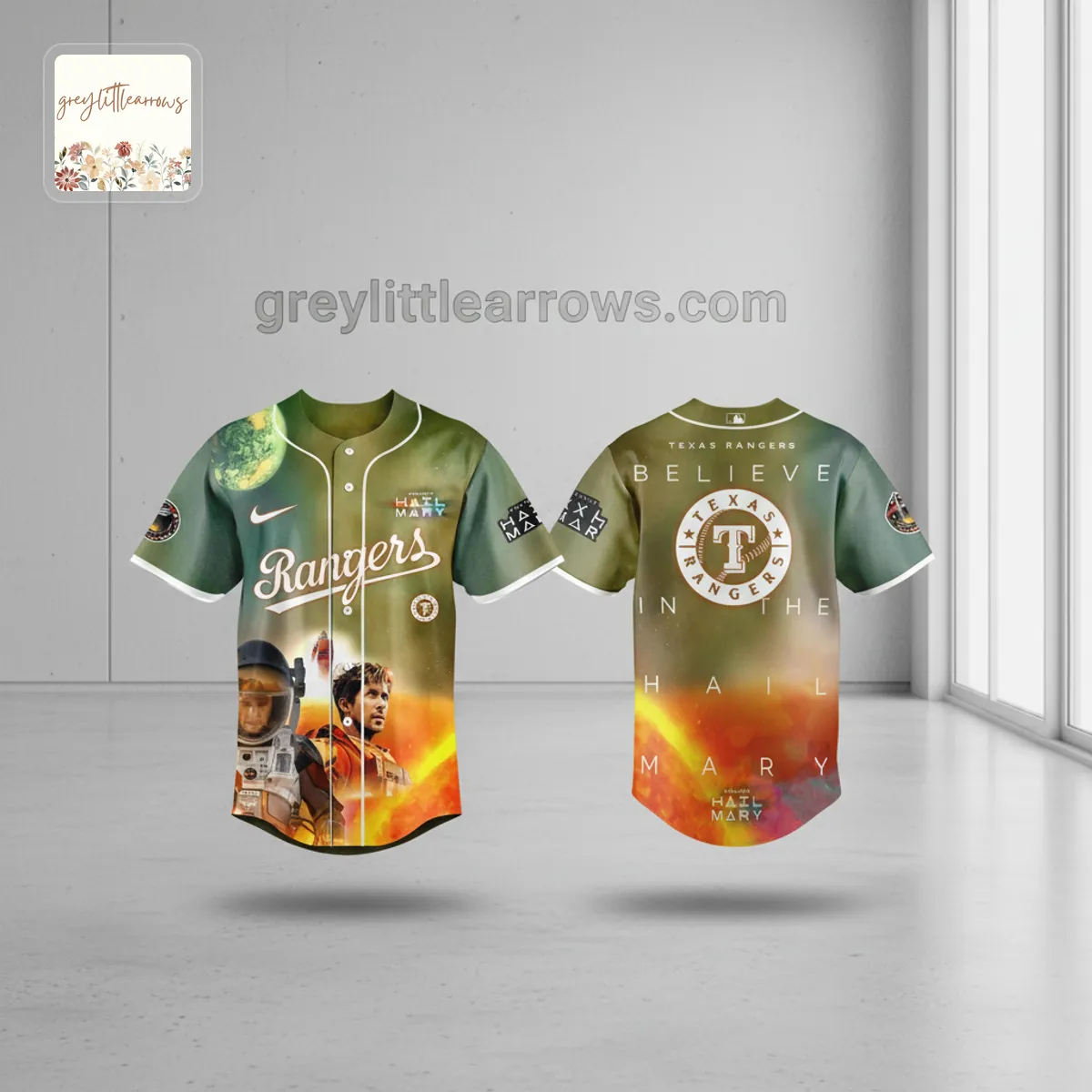 Texas Rangers Project Hail Mary Limited Edition Baseball Jersey Texas Rangers Project Hail Mary Limited Edition Baseball Jersey