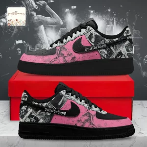 $uicideboy$ Pink & Black Air Force 1