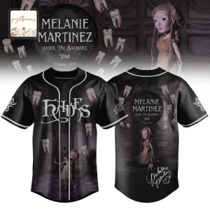 Melanie Martinez Hades The Sacrifice Tour Starring Circle Official Concert Baseball Jersey